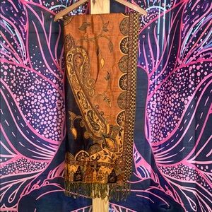 Elegant Pashmina Cashmere and Silk Blend (55/45) Scarf/Wrap